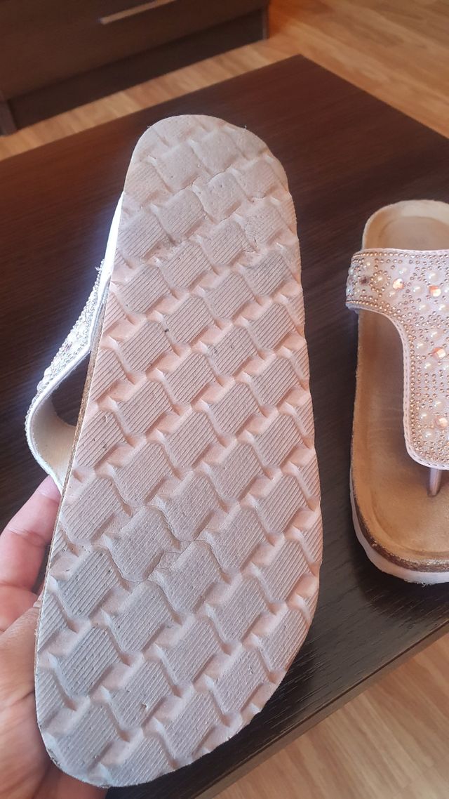 Sandalias Graceland Talla 38 Plata