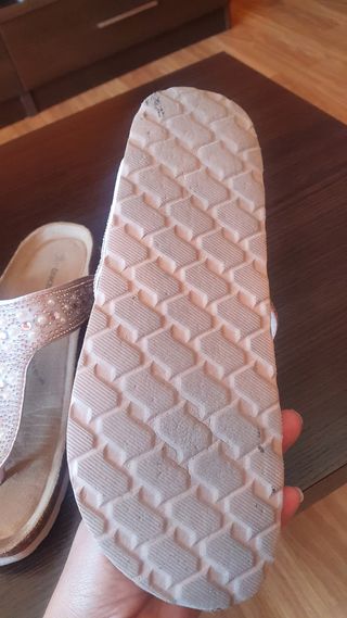 Sandalias Graceland Talla 38 Plata