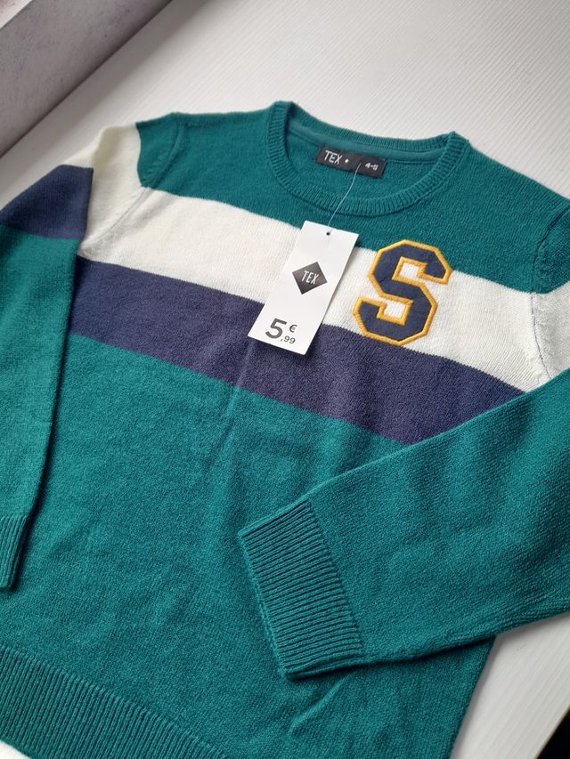 Jersey niño rayas TEX 4-5 años