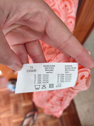 Vestido Naranja Talla S