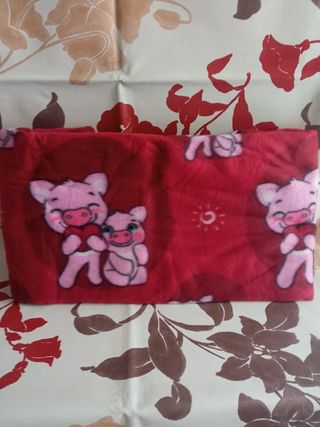 Set 2 Plaid Cuori Morbidi con Cartellino