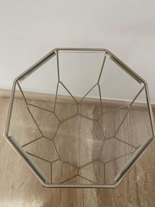 Tavolini Maison du Monde oro e cristallo