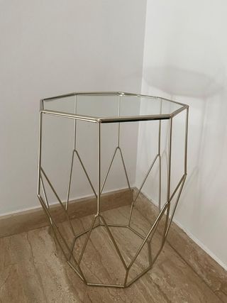 Tavolini Maison du Monde oro e cristallo