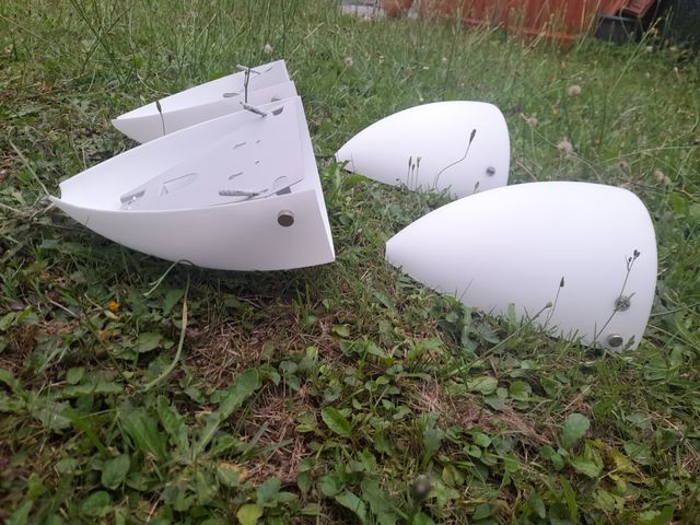 2 Apliques de Pared Hechos a Mano