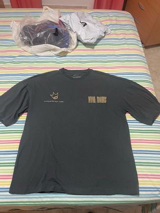 Camiseta Pull&Bear Mike Towers Negra