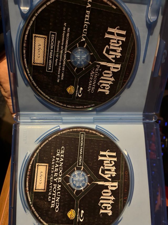 Harry Potter y el Prisionero de Azkaban Blu-ray