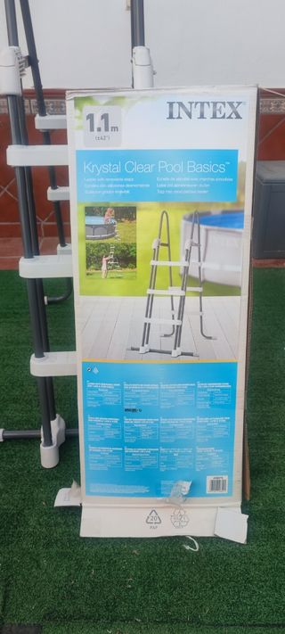 Escalera Intex Piscina Seguridad