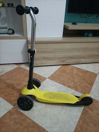 Patinete infantil 3 ruedas amarillo