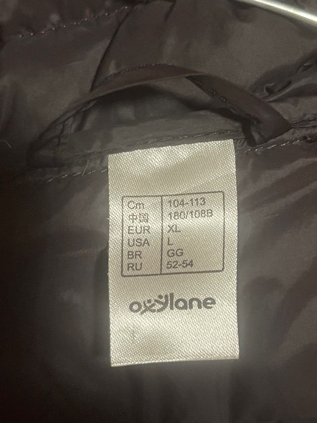 Piumino Decathlon 100 gr rosso