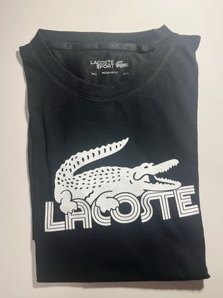 Camiseta Lacoste Negra Talla L