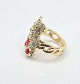 Anillo Oso 14k Laminado