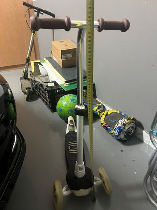 Patinete 3 ruedas para niños con luces