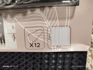 BAJADA DE PRECIO Cortina de ducha Jacquard Negra