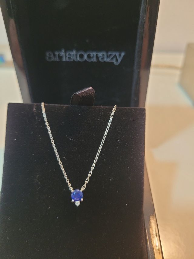 Colgante Aristocrazy Zafiro y Diamante