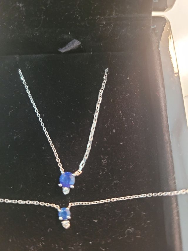 Colgante Aristocrazy Zafiro y Diamante