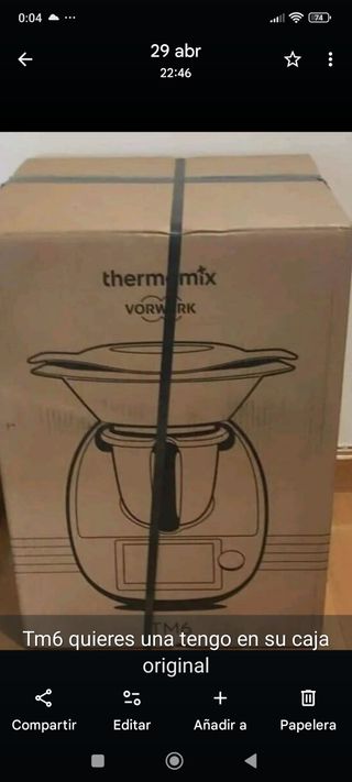 Thermomix TM6 precintada en caja original 
