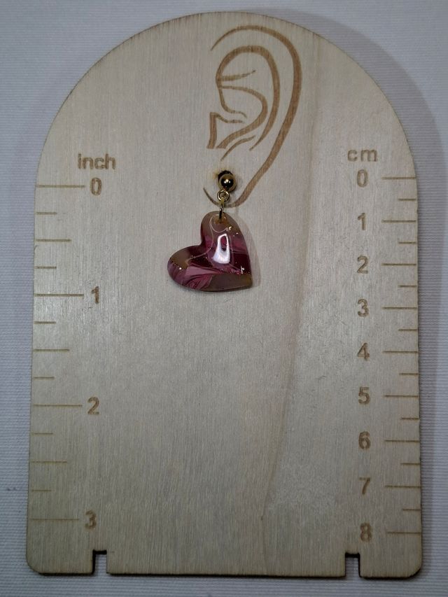 Pendientes Corazón M Rosa