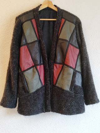 Chaqueta Vintage Patchwork 80s Retro