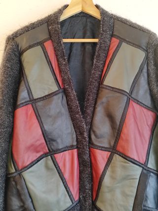 Chaqueta Vintage Patchwork 80s Retro