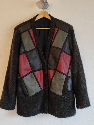 Chaqueta Vintage Patchwork 80s Retro
