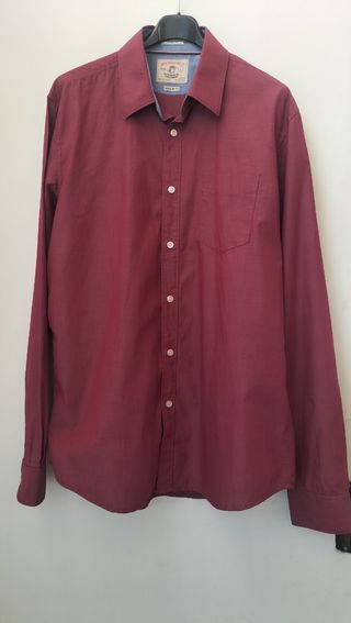 Camisa Springfield Burdeos Talla L