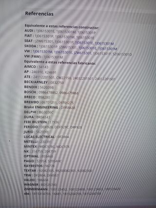 Discos de freno BREMBO delanteros