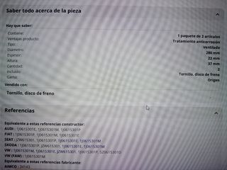 Discos de freno BREMBO delanteros