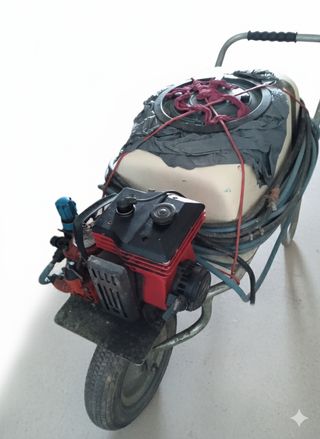 Sulfatadora Atasa Carretilla con motor Gasolina