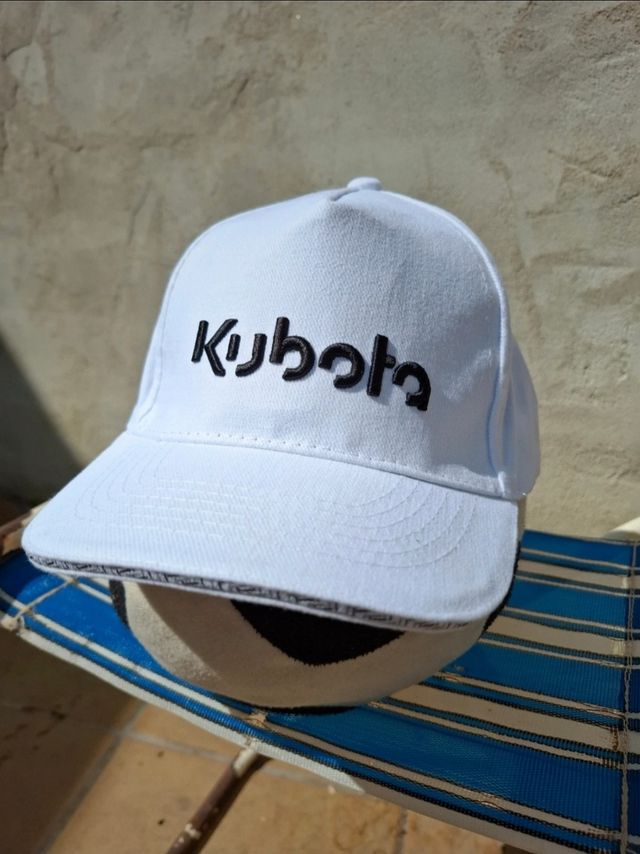 Gorra Kubota Blanca Nueva