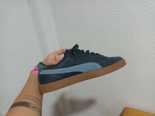 Zapatillas Puma Azul Marino y Marrón