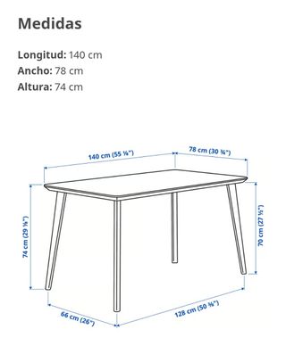Mesa de comedor o cocina Ikea