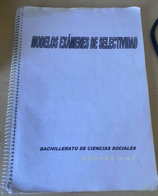 exámenes selectividad matemáticas ccss