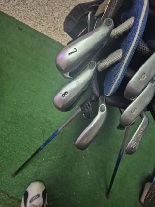 Juego de palos de golf con bolsa