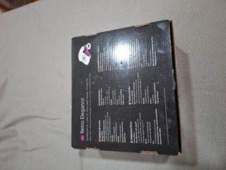 Teléfono SPC telecom morado y blanco