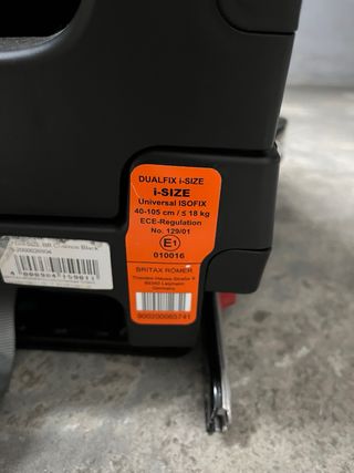 Silla coche Britax Romer 0-18kg