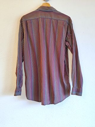 Camisa Lacoste Vintage Rayas Multicolor 90 ́ s