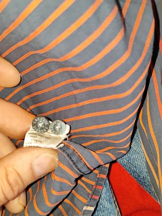 Camisa Lacoste Vintage Rayas Multicolor 90 ́ s