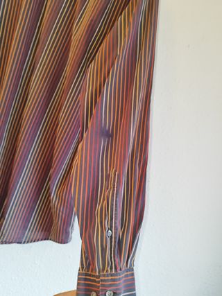 Camisa Lacoste Vintage Rayas Multicolor 90 ́ s