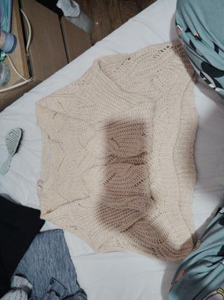 Jersey de lana beige
