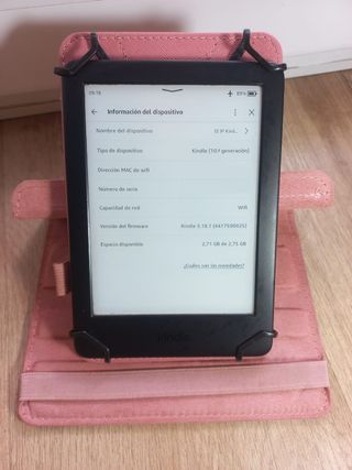 Kindle 10 generación con funda