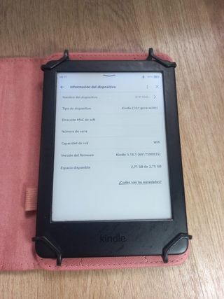 Kindle 10 generación con funda