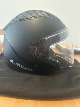 Casco Moto LS2 Talla L Negro Mate
