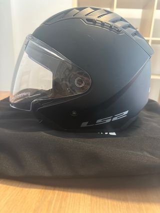 Casco Moto LS2 Talla L Negro Mate