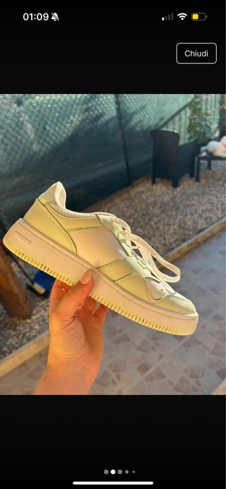 Sneakers Tommy Jeans bianche e verde menta