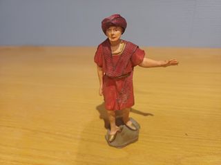 4 Figuras Belén y Asno 8 cms