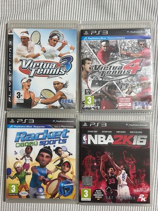 Lote 4 Juegos PS3