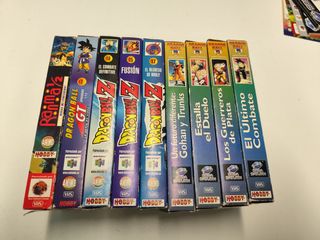 Películas VHS Dragon Ball Z y Ranma 1/2