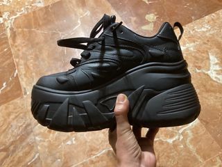 Bershka Plataformas Negras Talla 37