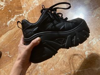 Bershka Plataformas Negras Talla 37