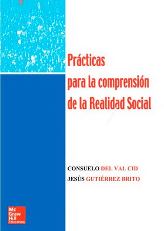 Libro prácticas  compresión de la realidad social